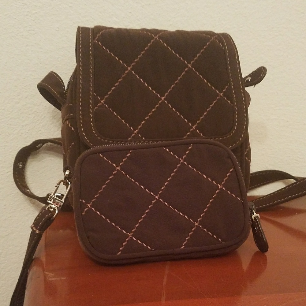 Vera Bradley microfiber sm shoulder bag & wallet